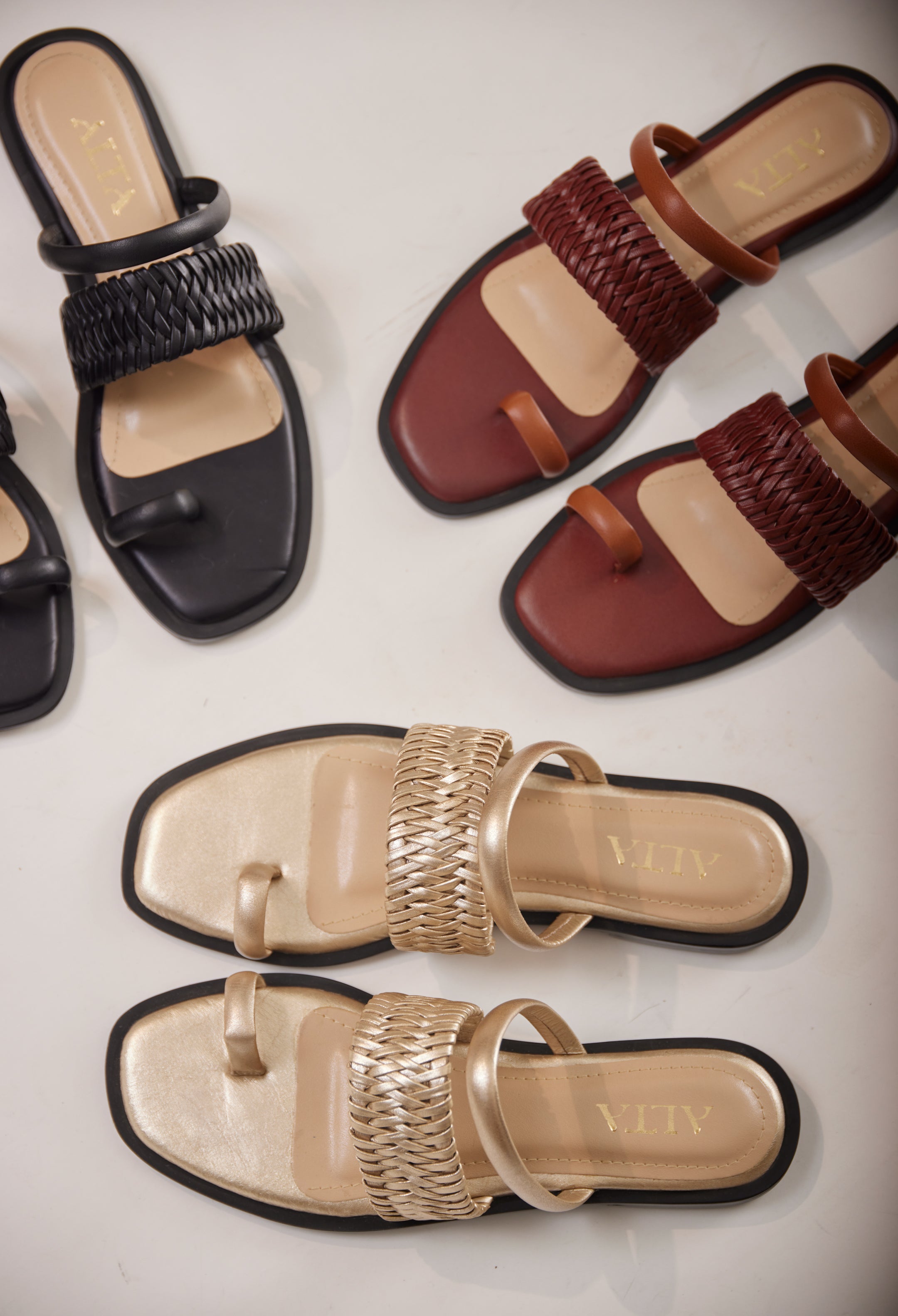ALLEGRA GOLD SANDALS