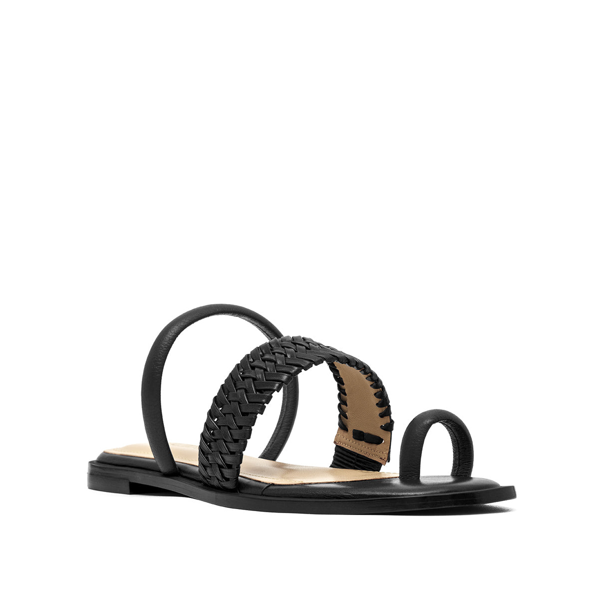 ALLEGRA BLACK SANDALS