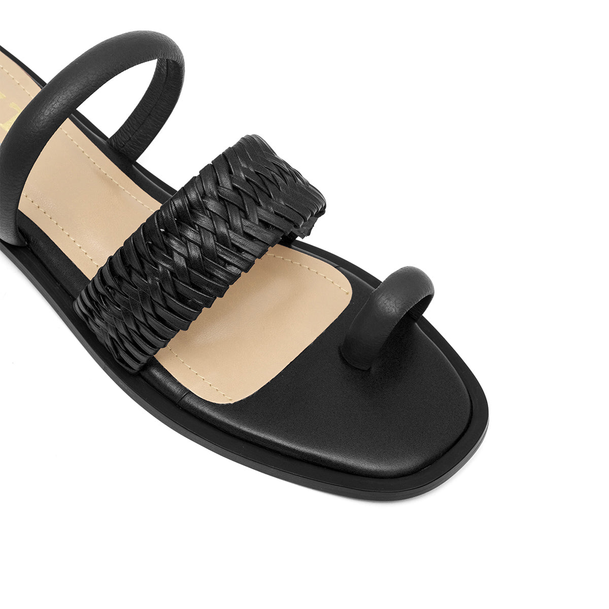 ALLEGRA BLACK SANDALS