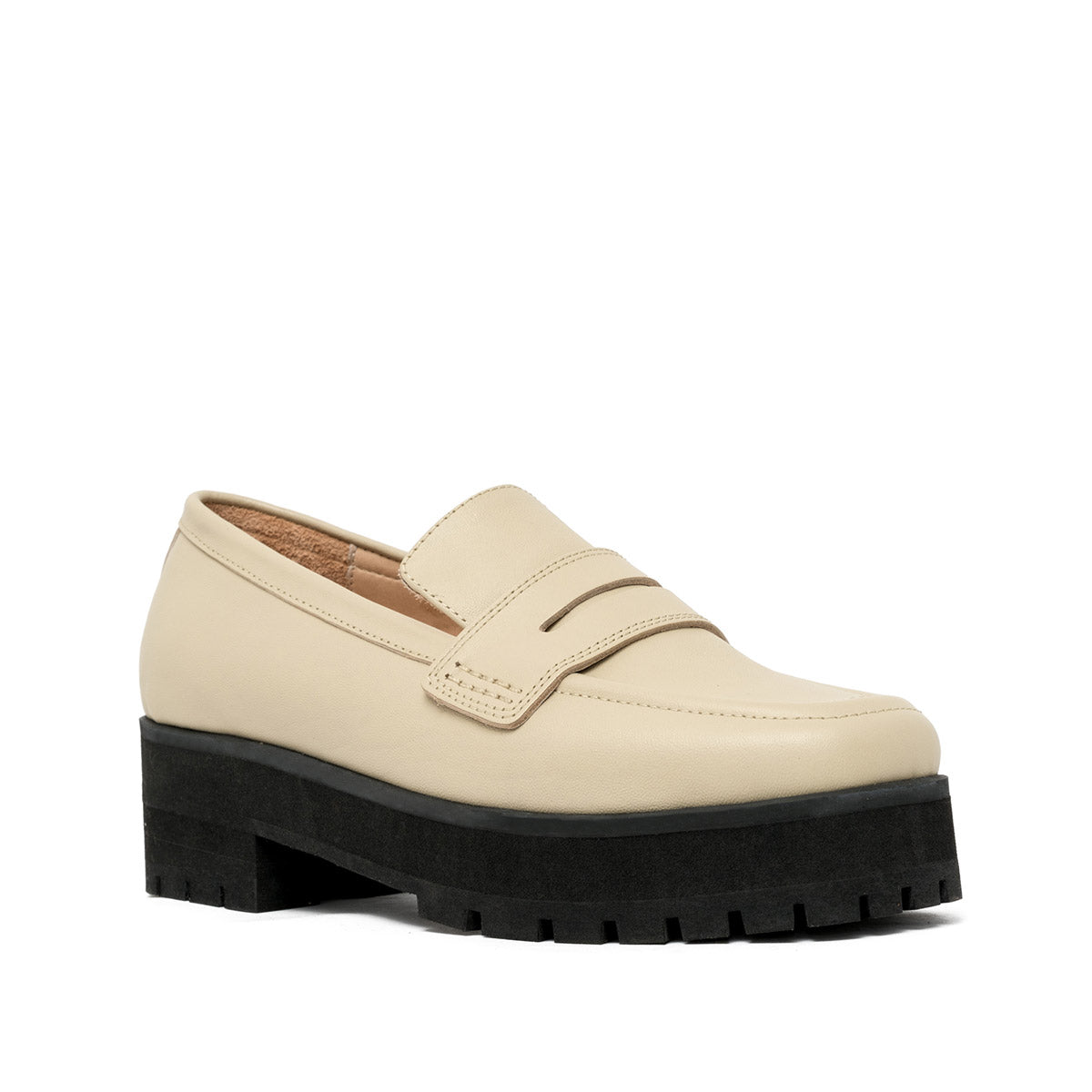MONIQUE CREME  LOAFERS