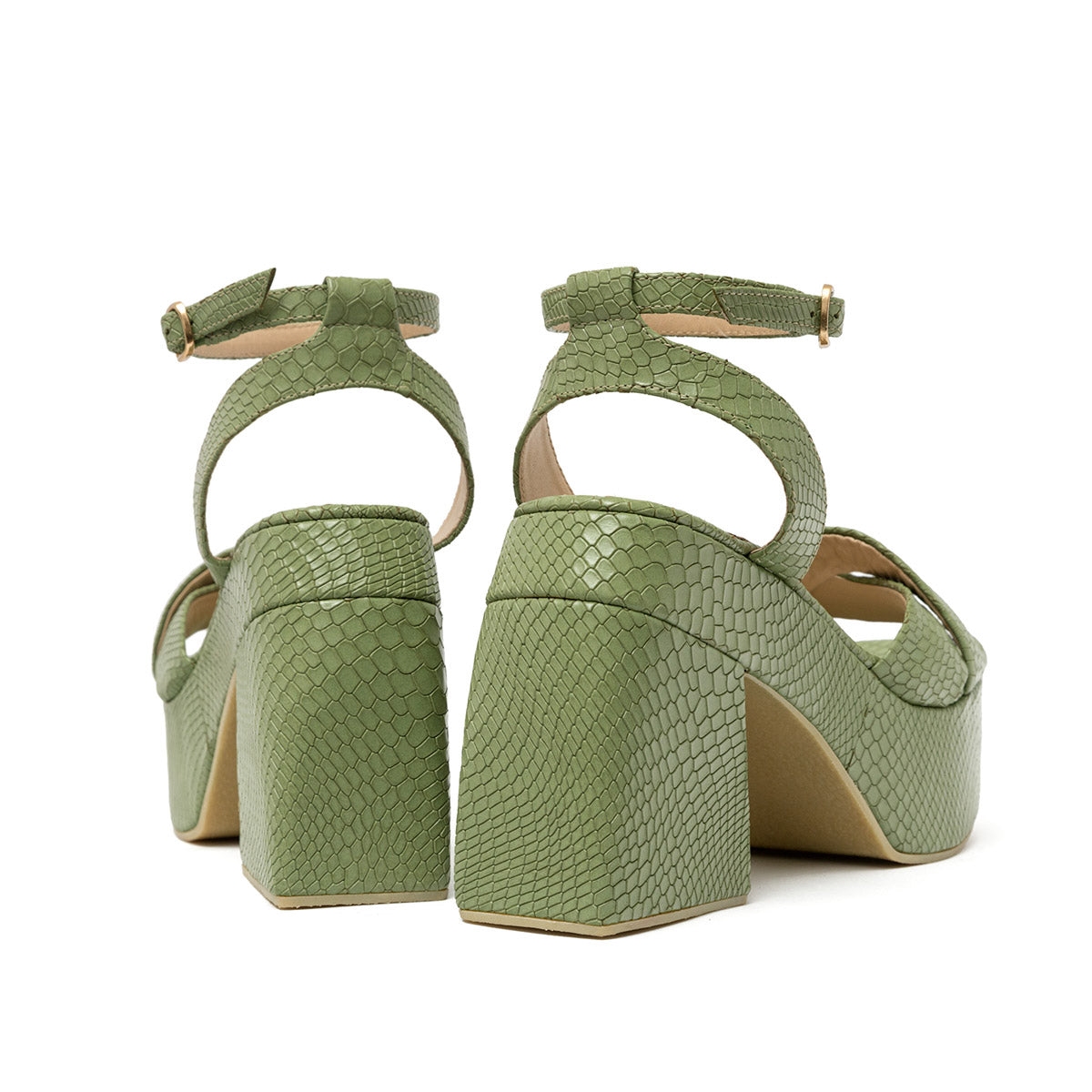 LORETTA GREEN SANDALS