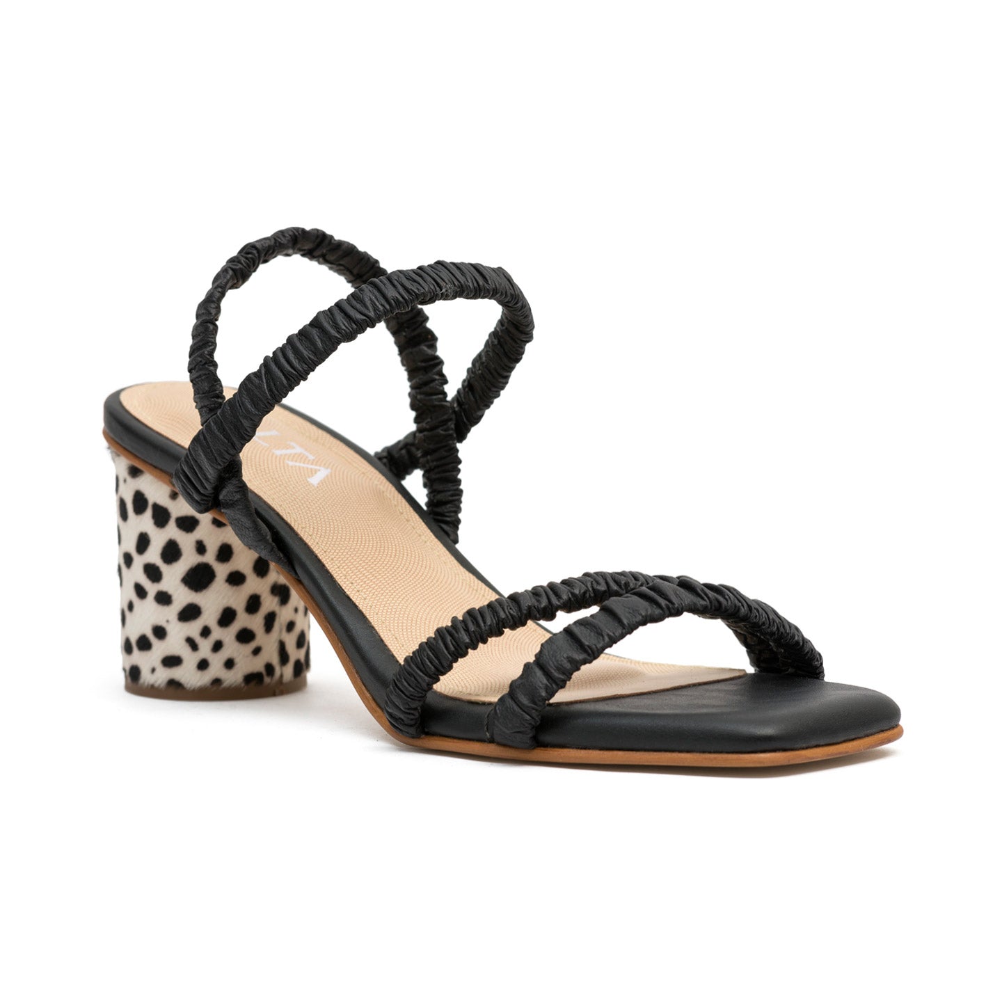YVONNE BLACK SANDALS