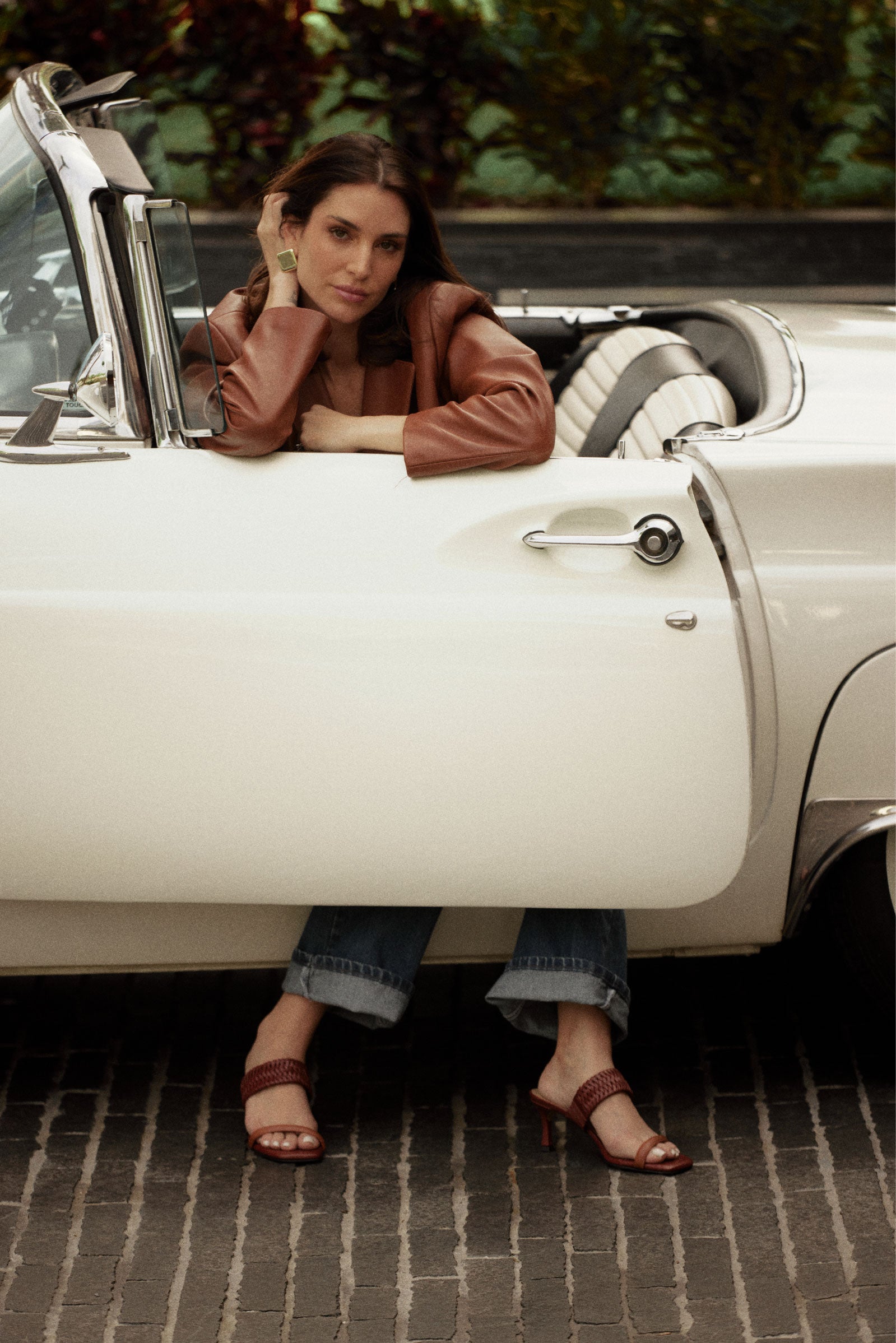 ETTA COGNAC SANDALS