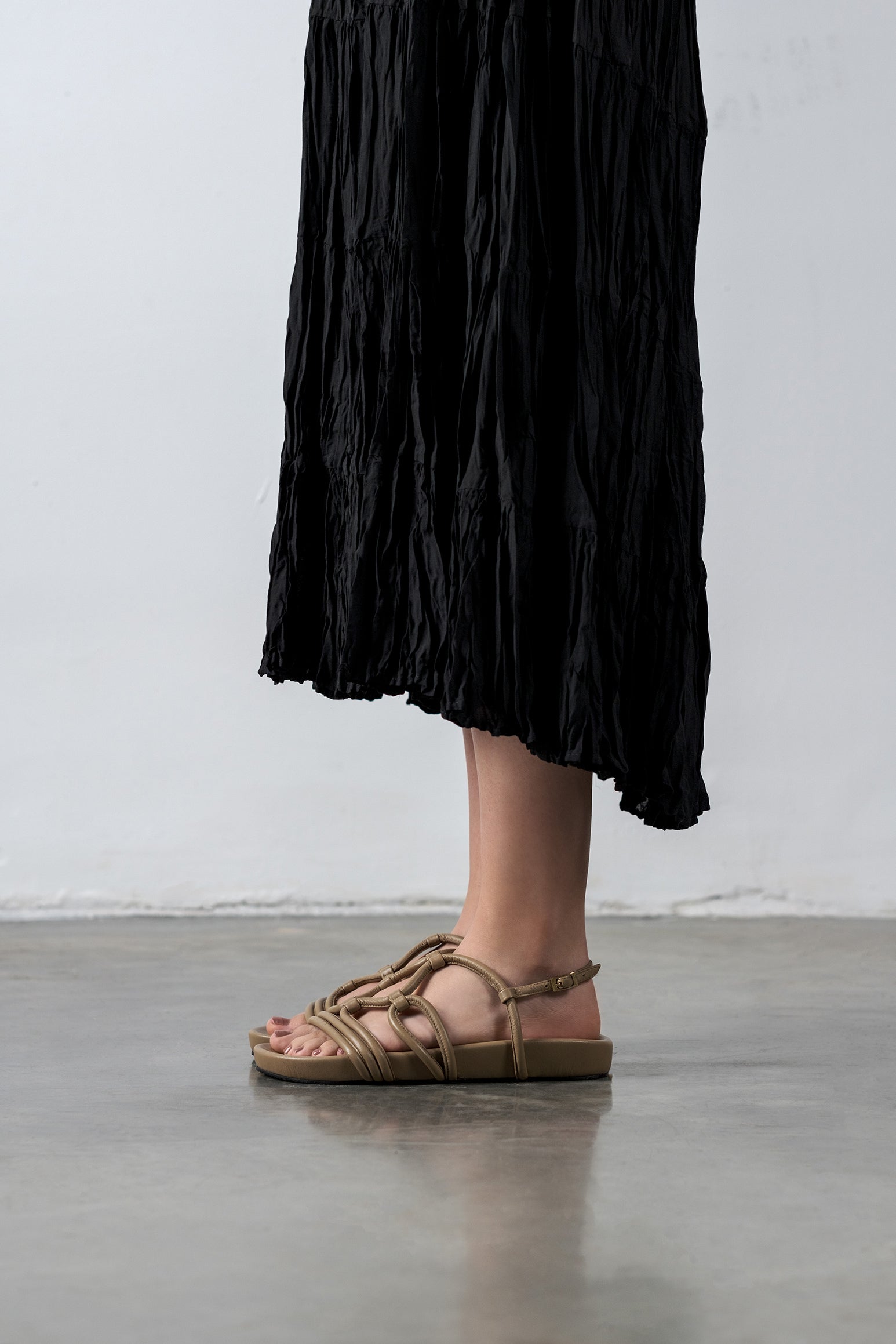 FLORA ALMOND SANDALS