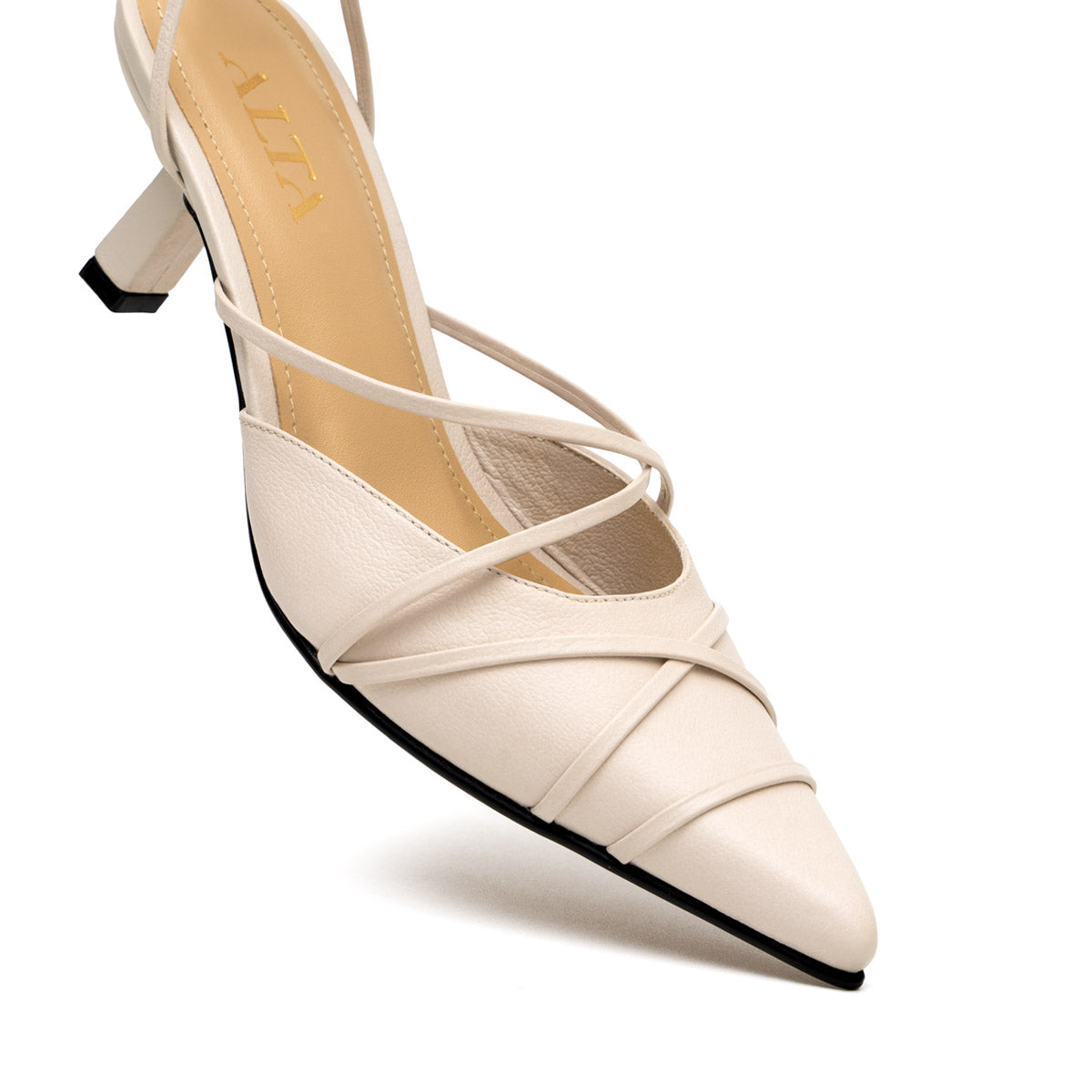 MARTHA OFF WHITE HEELS