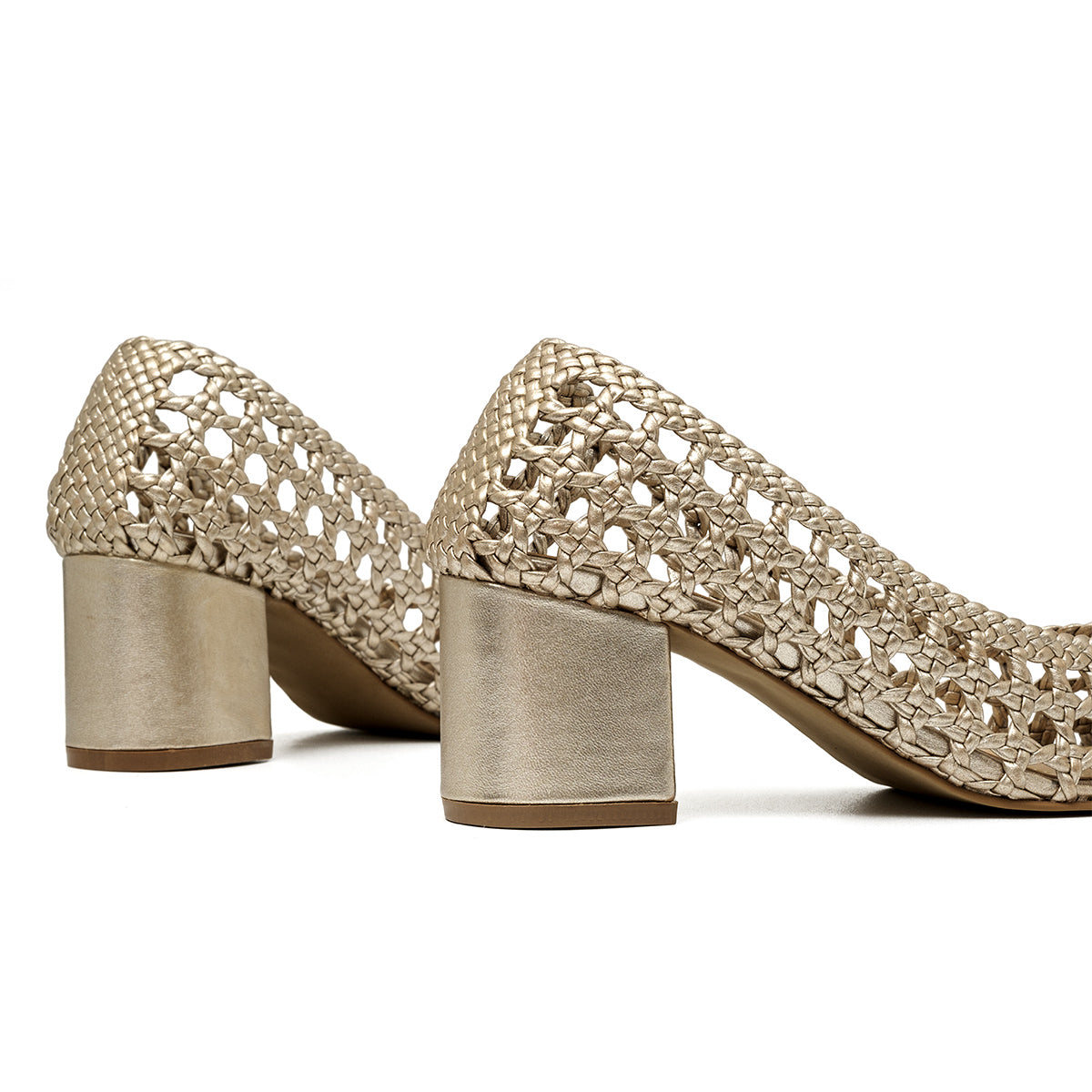 CONTESSA CRAFT GOLD HEELS