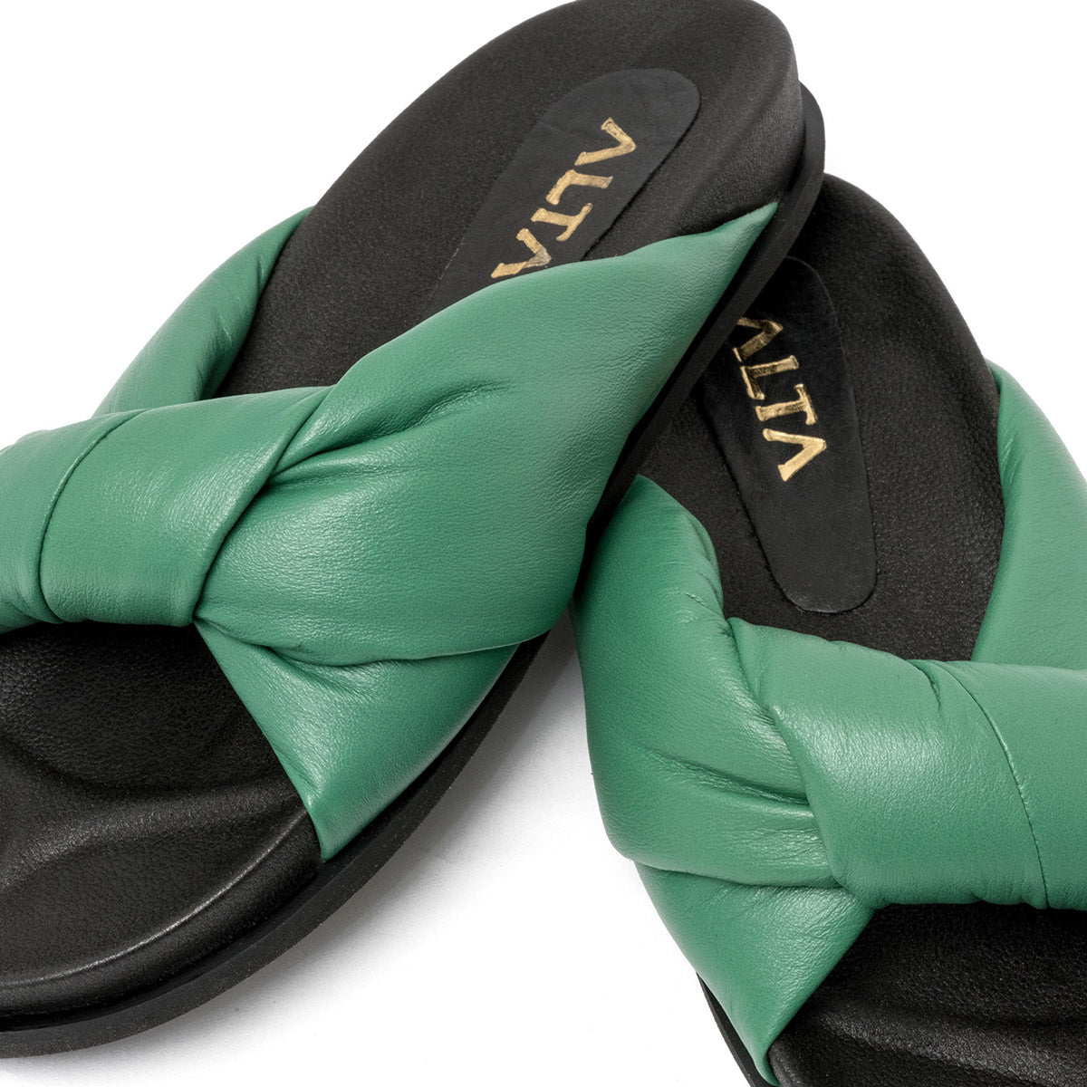 OLIVIA GREEN SANDALS