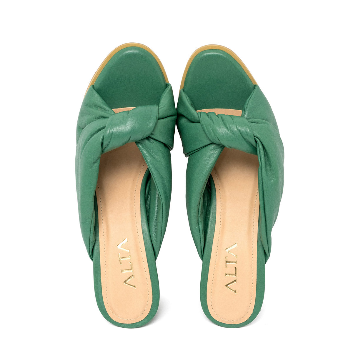 MARTINA GREEN SANDALS