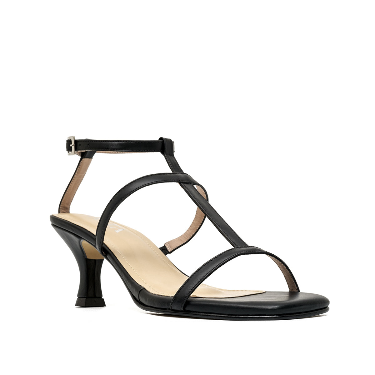 SERENNA BLACK SANDALS