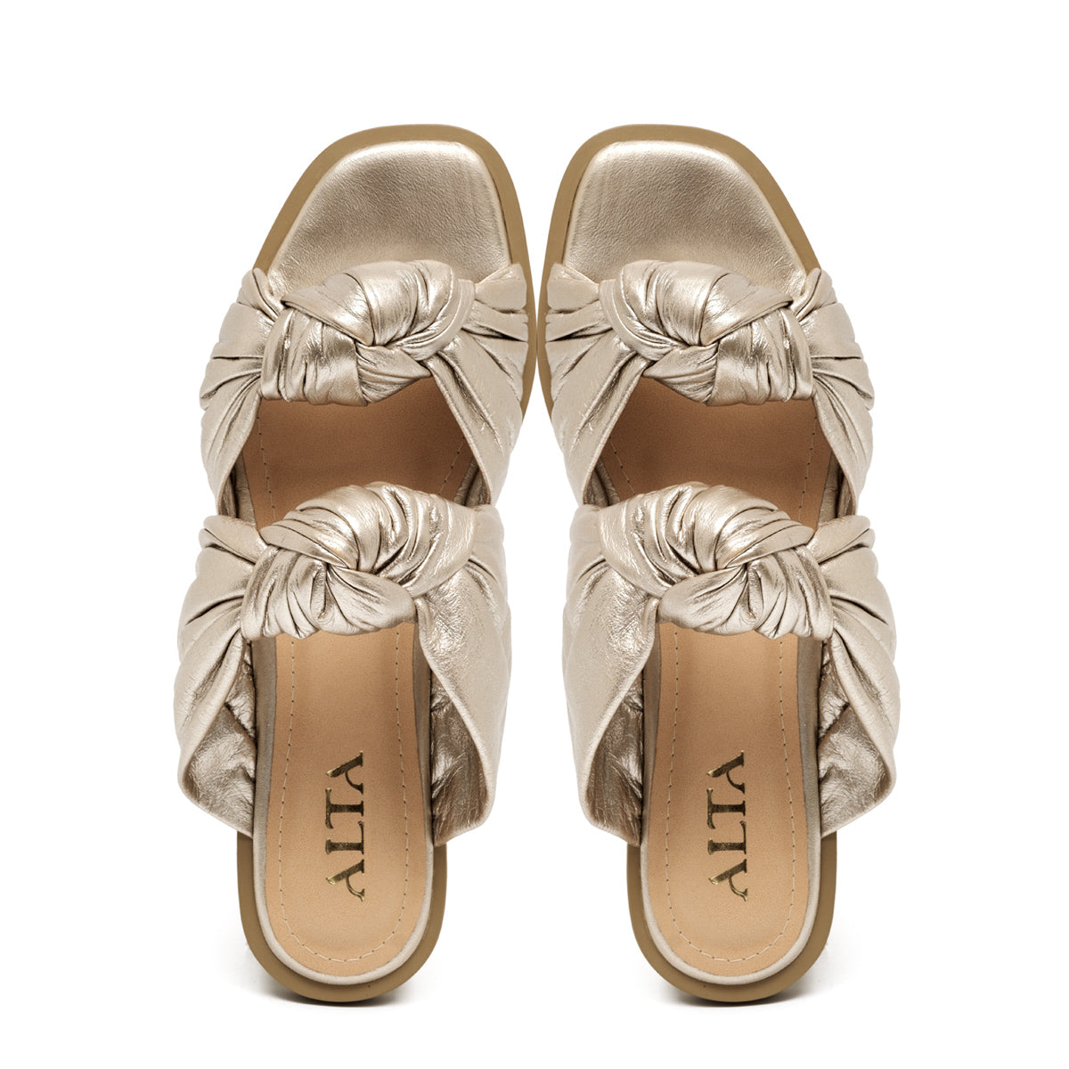 CLARICE GOLD SANDALS