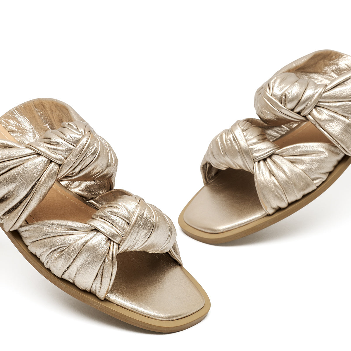 CLARICE GOLD SANDALS