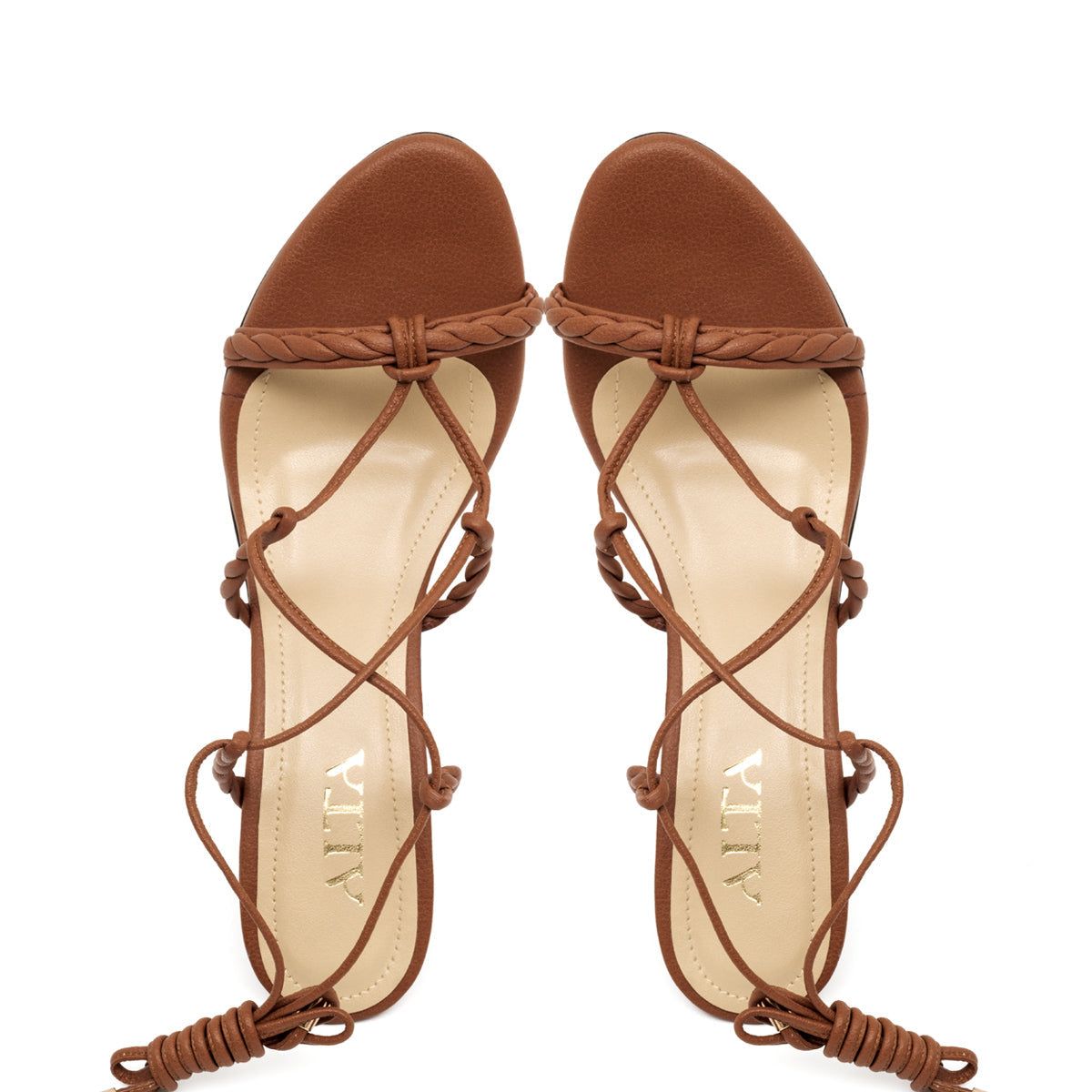 SUSSANA COGNAC SANDALS