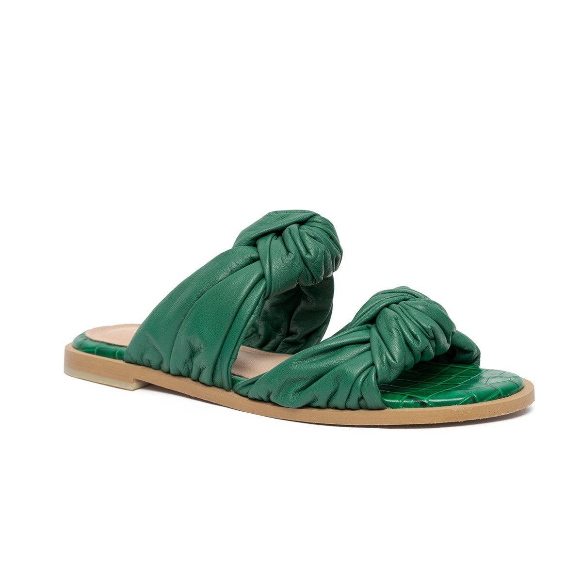 CLARICE GREEN SANDALS