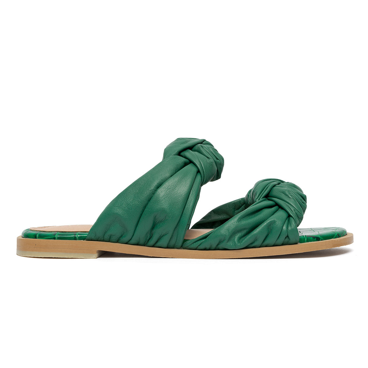 CLARICE GREEN SANDALS