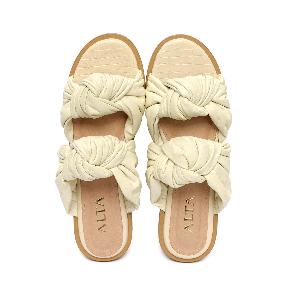 CLARICE OFF WHITE SANDALS