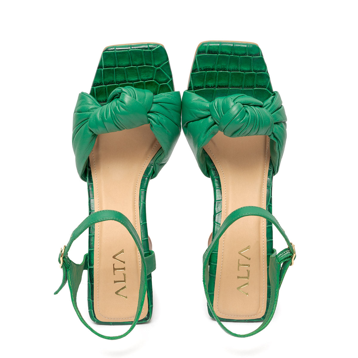 ALESSIA GREEN SANDALS