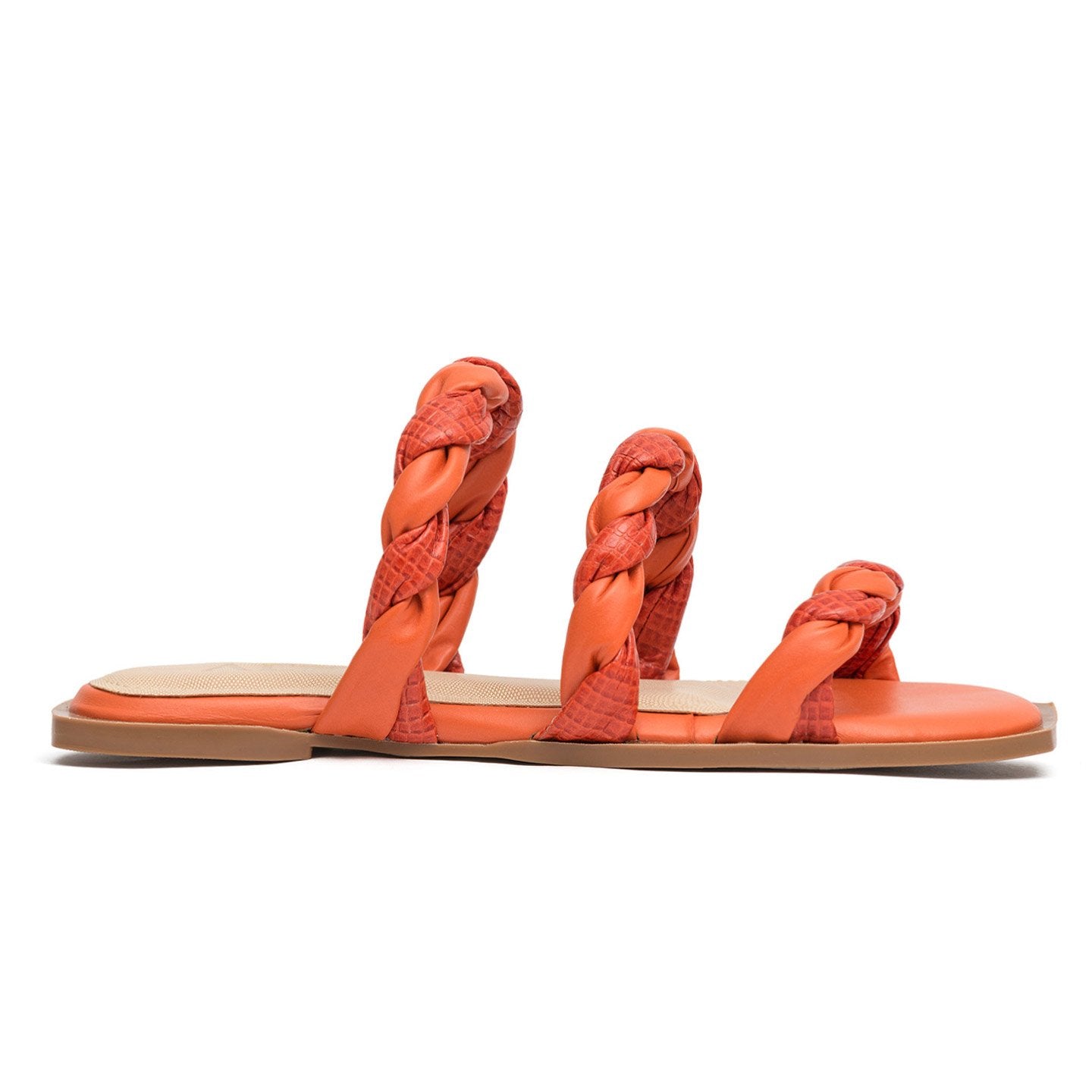 FLORENCE ORANGE SANDALS