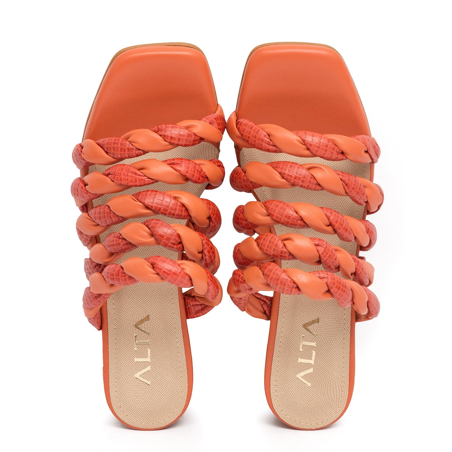 ZYLVIE ORANGE SANDALS