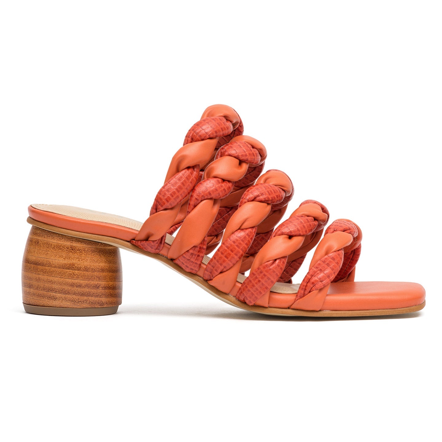 ZYLVIE ORANGE SANDALS