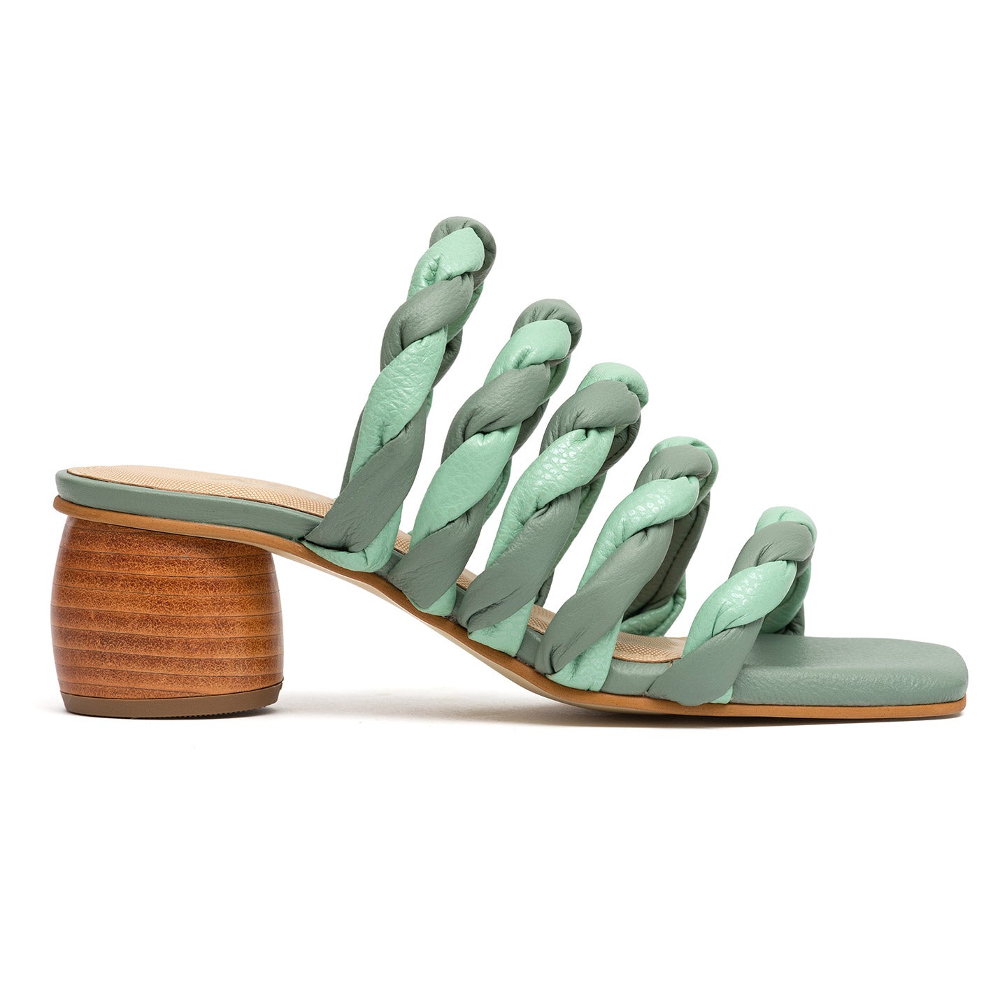 ZYLVIE GREEN SANDALS