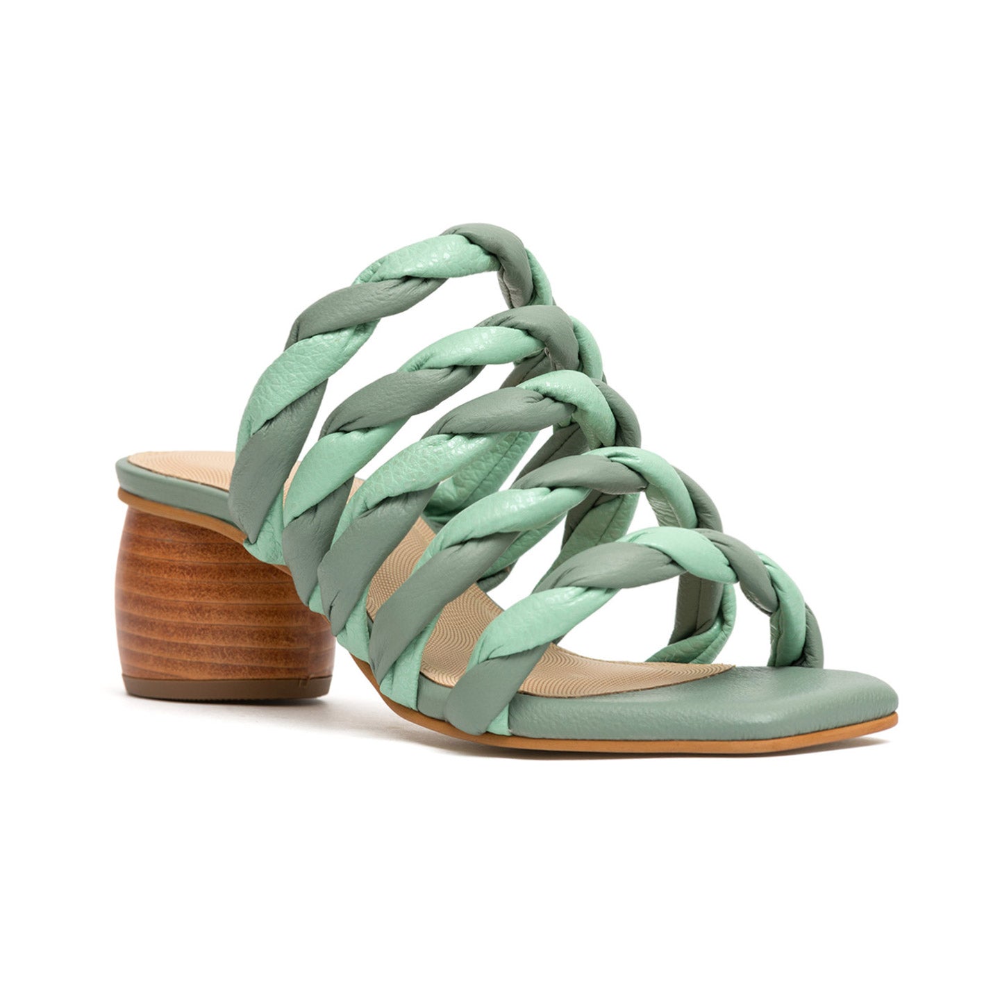 ZYLVIE GREEN SANDALS