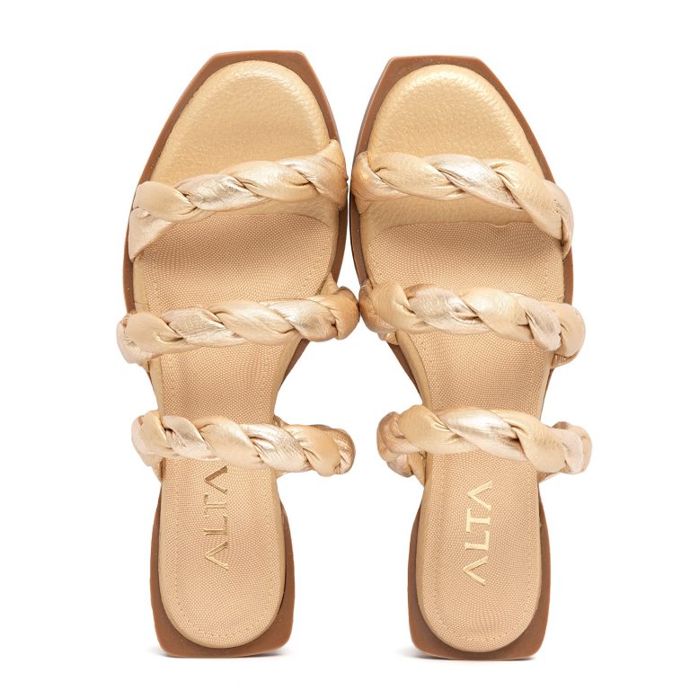 FLORENCE GOLD SANDALS