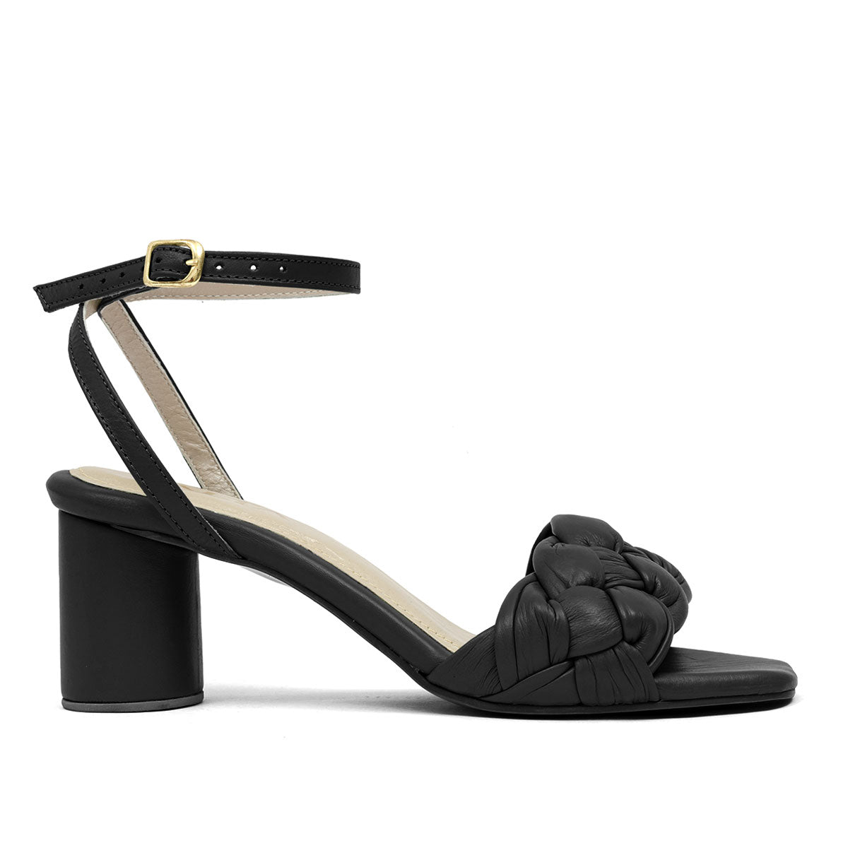 INES BLACK SANDALS