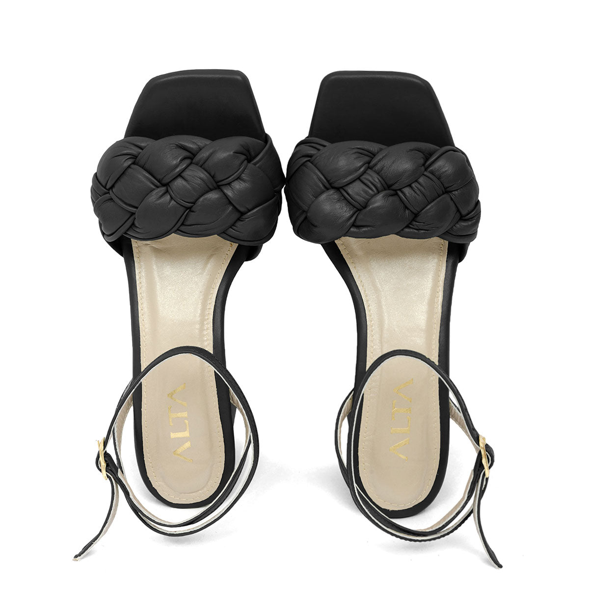 INES BLACK SANDALS