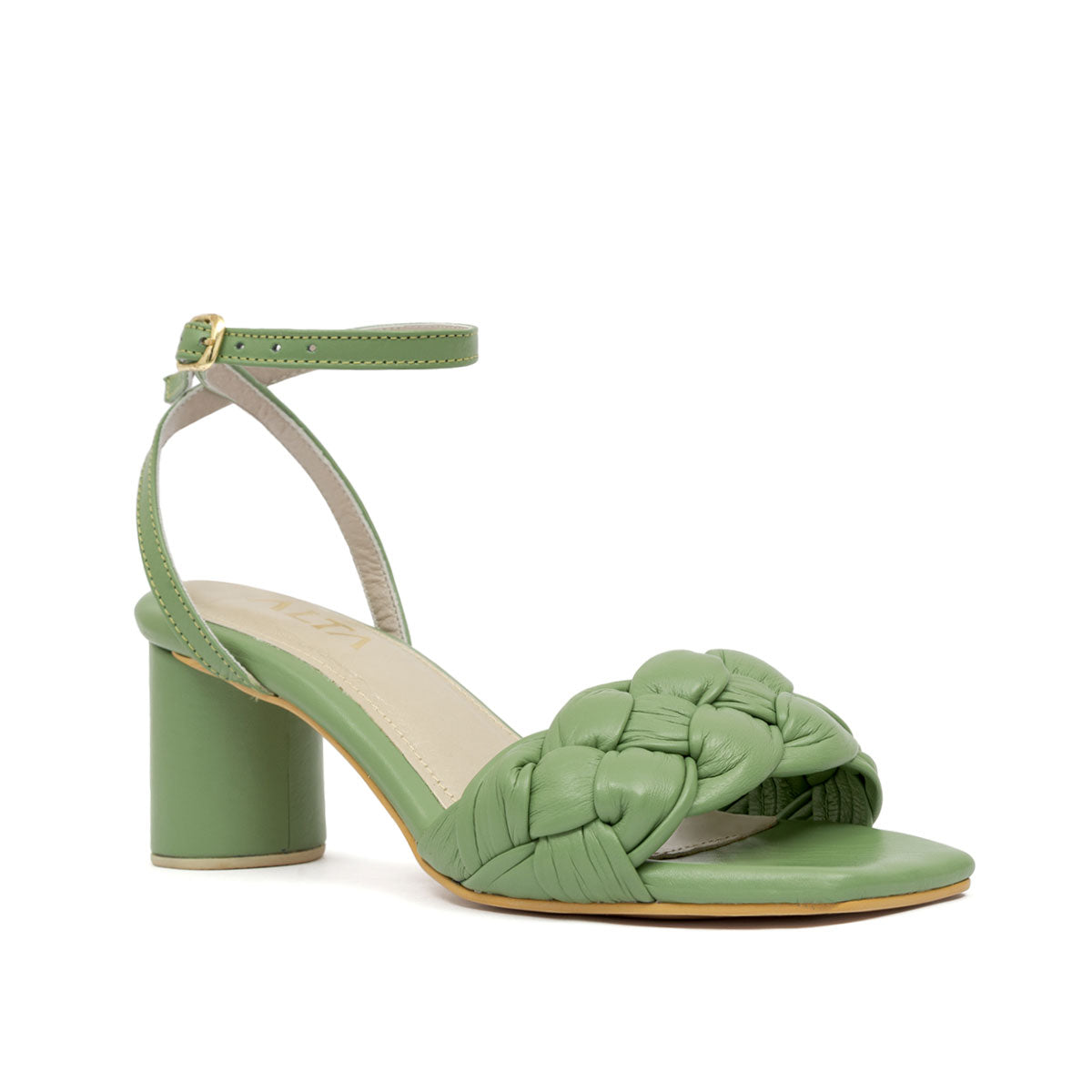 INES OLIVE SANDALS