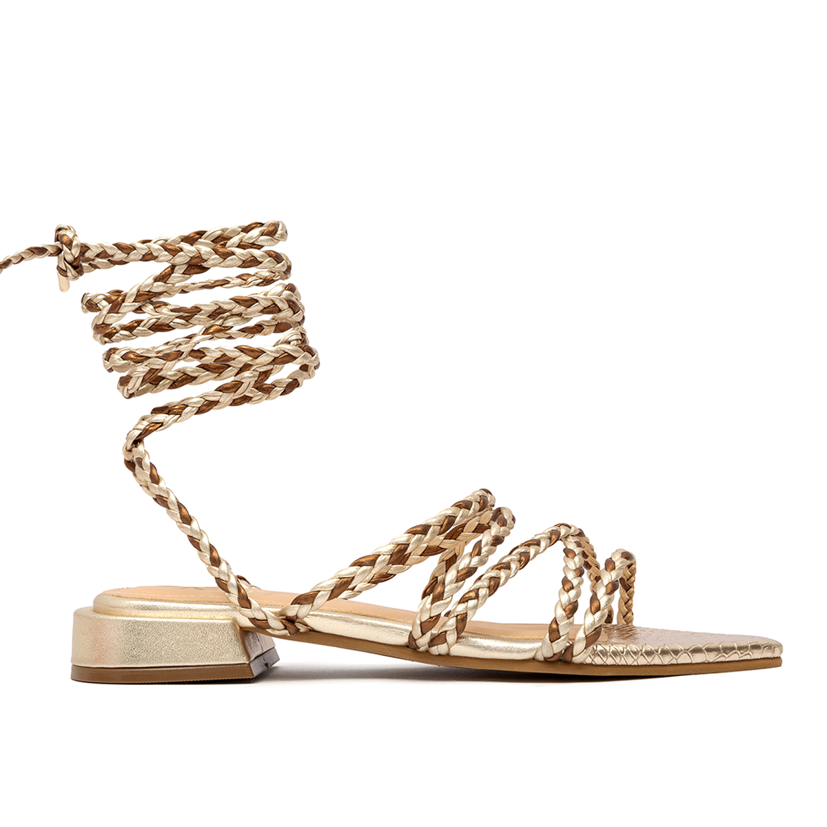 TRIANNA GOLD SANDALS