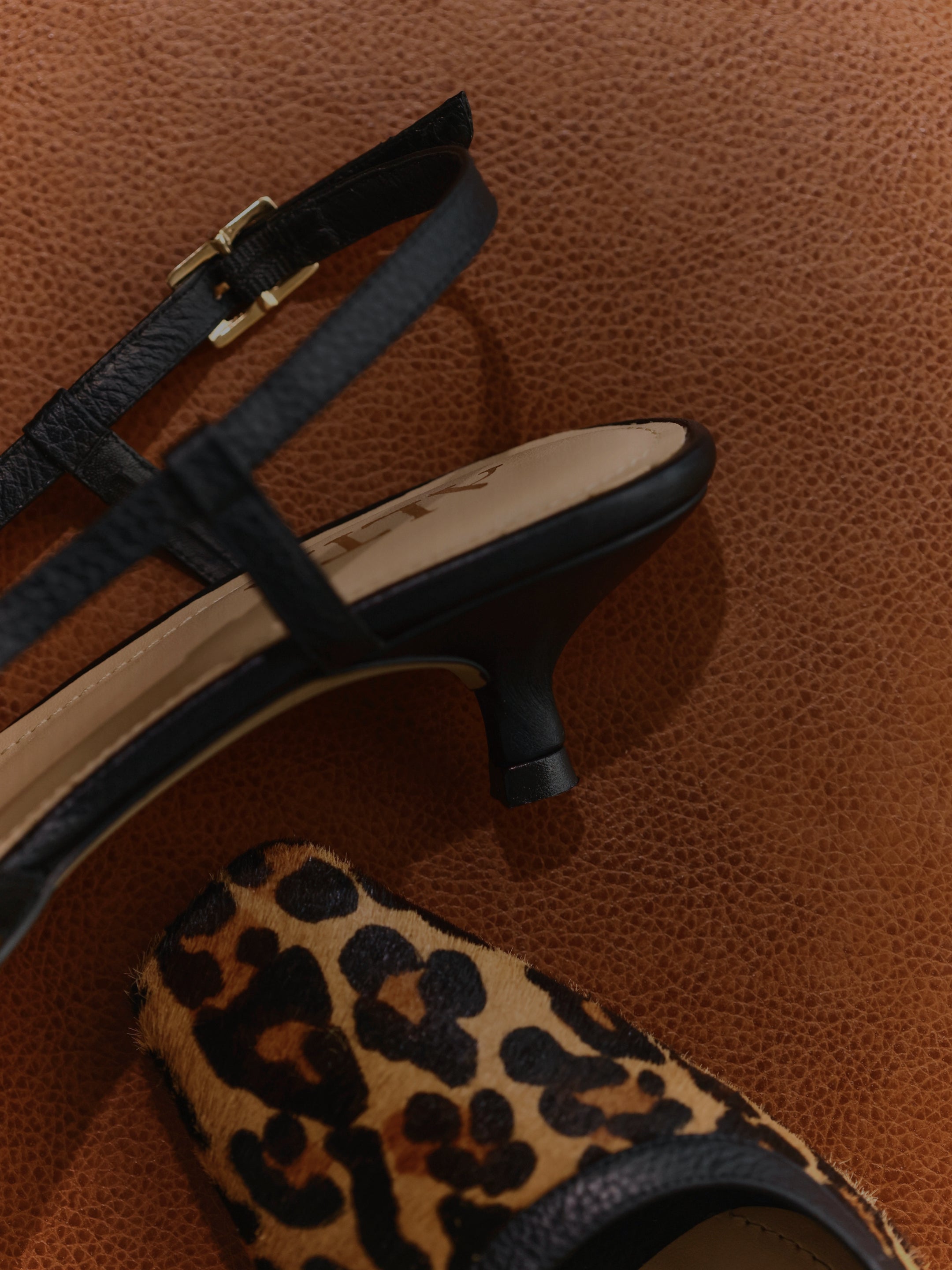 FIAMMA LEOPARD HEELS